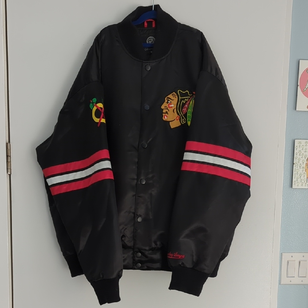 NHL Chicago Blackhawks Jacket In 3XL - Picture 2 of 7